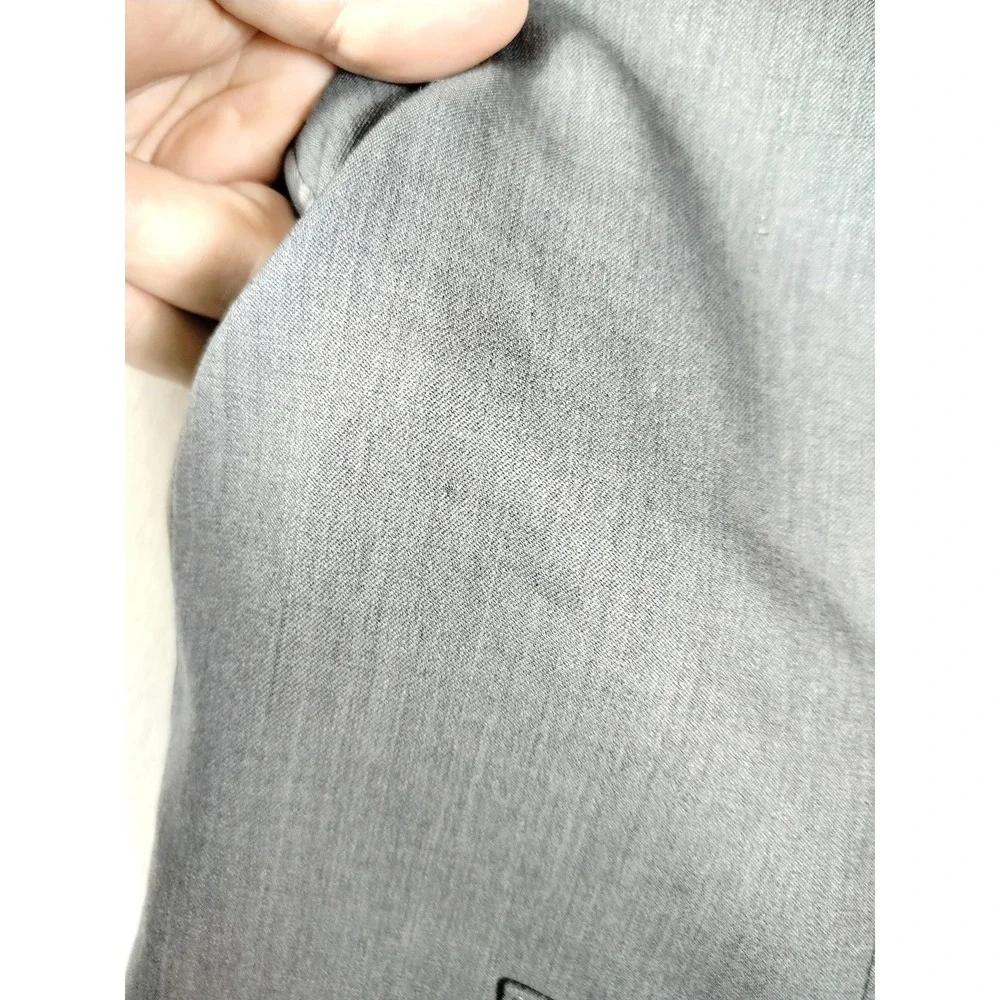 Egara Suit Vest Mens 2X Gray Wool Belted Business Formal Wedding Office Church